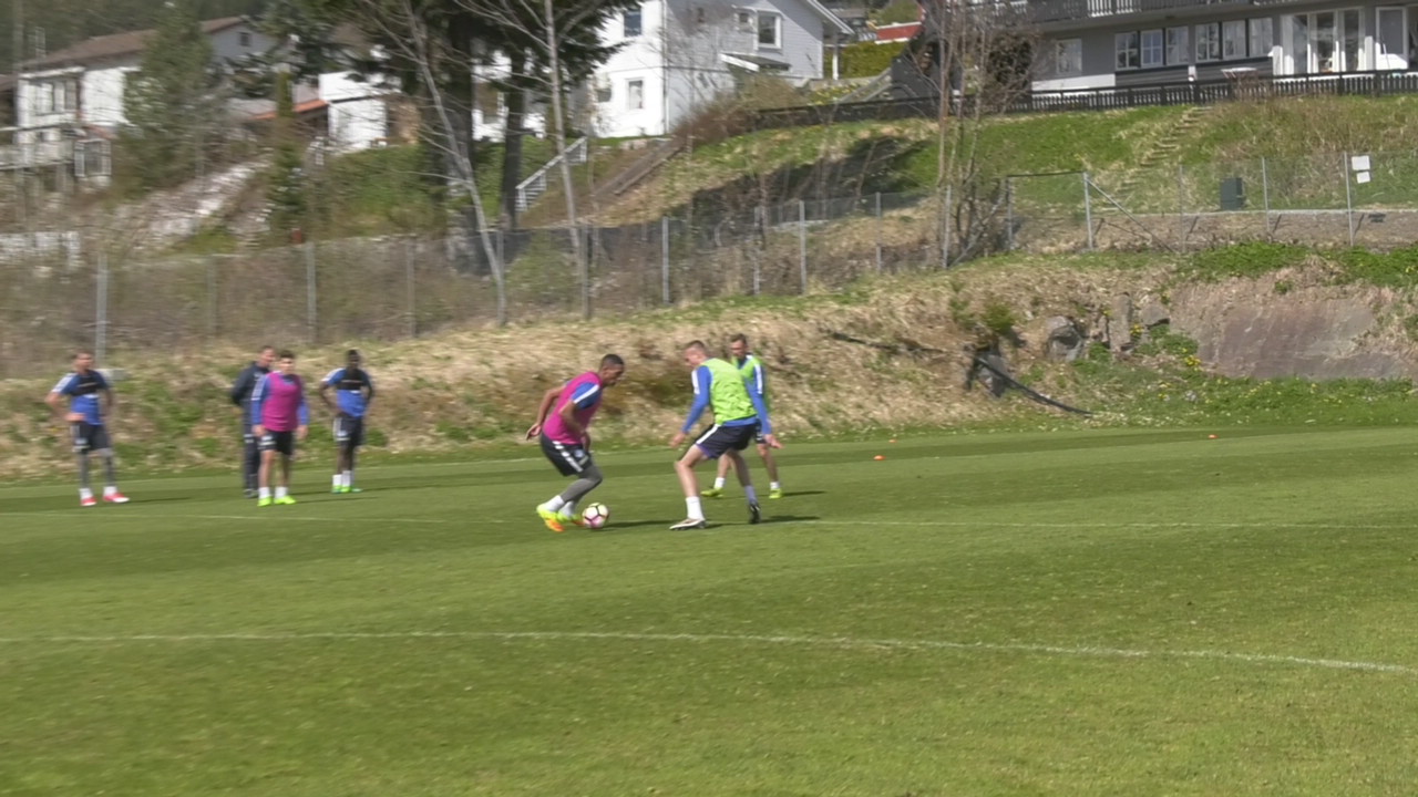 Gregersen før bortekampen mot Brann